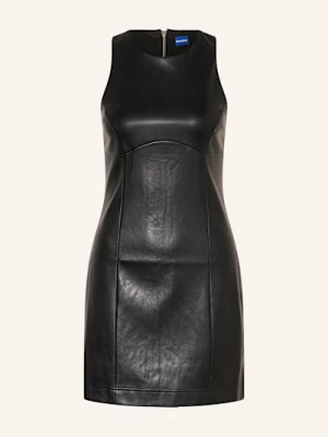Hugo Sukienka Koeklus Z Imitacji Skóry schwarz