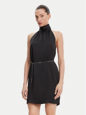 HUGO Sukienka koktajlowa Kinema-1 50536440 Czarny Slim Fit