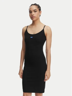 HUGO Sukienka letnia Narya 50563766 Czarny Slim Fit