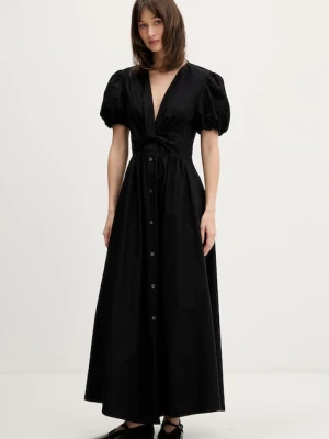 HUGO sukienka rozkloszowana bawełniana Kodela