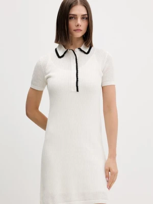 HUGO sukienka sweterkowa bawełniana Slysy