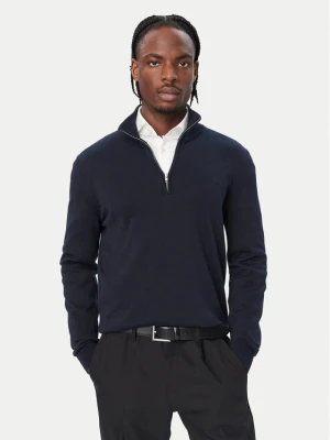 HUGO Sweter 50574143 Granatowy Regular Fit