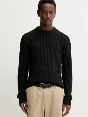 HUGO sweter bawełniany męski kolor czarny 50546863