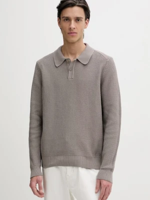 HUGO sweter bawełniany Saffowl