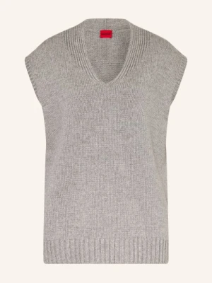 Hugo Sweter Bez Rękawów Sliege grau