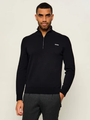 HUGO Sweter San Quintus-C2 | Regular Fit czarny
