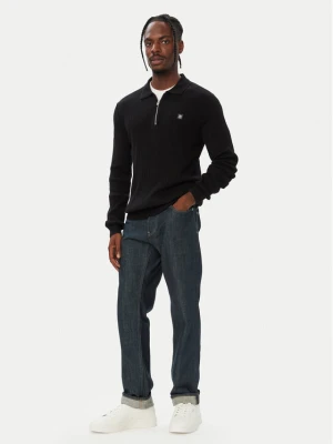 HUGO Sweter Sastaron 50570380 Czarny Regular Fit