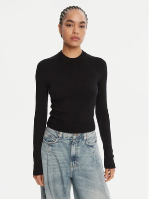 HUGO Sweter Sblog_B 50543054 Czarny Slim Fit