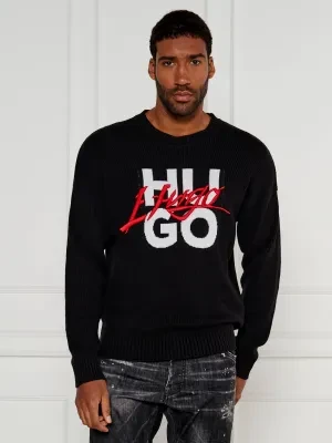 HUGO Sweter Semou | Loose fit