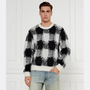 HUGO Sweter Shequer | Oversize fit | z dodatkiem wełny