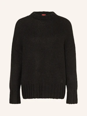 Hugo Sweter Siolino Z Dodatkiem Alpaki schwarz
