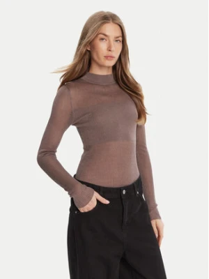 HUGO Sweter Slumy_B 50543045 Beżowy Slim Fit