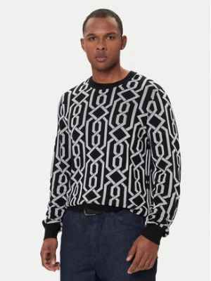 HUGO Sweter Souvawn 50547001 Czarny Regular Fit