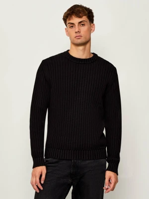 HUGO Sweter Sribben_1 | Regular Fit czarny