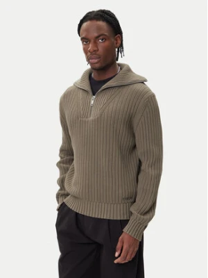 HUGO Sweter Srigg 50547002 Beżowy Relaxed Fit