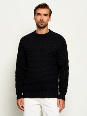 HUGO Sweter Sylas | Regular Fit czarny