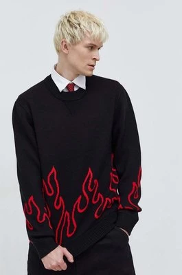HUGO sweter wełniany męski kolor czarny 50504406
