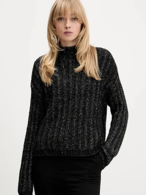 HUGO sweter z dodatkiem wełny Safineyny