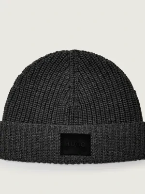 HUGO Szal + czapka Zago | z dodatkiem wełny