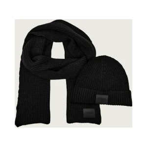 HUGO Szal + czapka Zago | z dodatkiem wełny