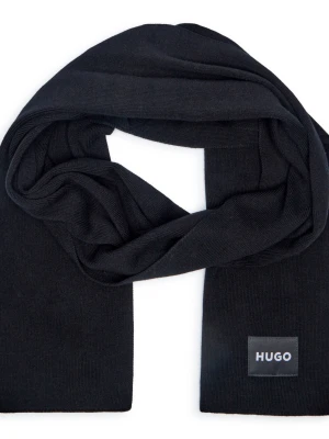 HUGO Szal Saretty_Scarf czarny