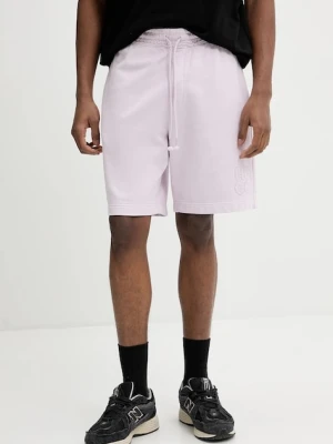 HUGO szorty bawełniane męskie kolor różowy 50535288