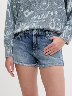 HUGO szorty damskie jeansowe Galimon_1_B HUGO Blue