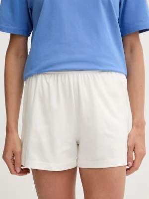 HUGO szorty damskie z bawełną SIGNATURE_SHORT