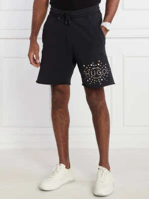 HUGO Szorty Dlake | Regular Fit czarny