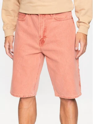 Hugo Szorty jeansowe 50489893 Pomarańczowy Regular Fit
