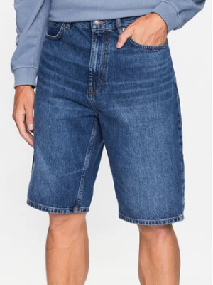 Hugo Szorty jeansowe 50489985 Niebieski Regular Fit