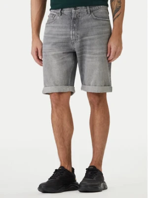 HUGO Szorty jeansowe 50560391 Szary Tapered Fit