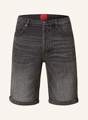 Hugo Szorty Jeansowe Hugo 634 Tapered Fit schwarz