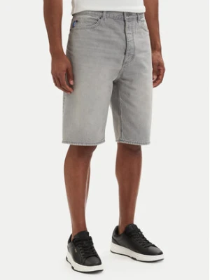 HUGO Szorty jeansowe Skate 50561704 Szary Straight Fit