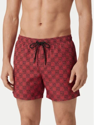 HUGO Szorty kąpielowe Aaron 50556792 Czerwony Regular Fit