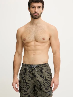 HUGO szorty kąpielowe CALALA kolor zielony