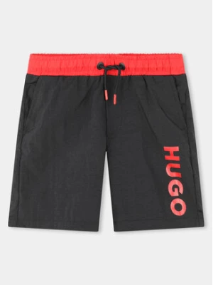 Hugo Szorty kąpielowe G00002 S Czarny Regular Fit