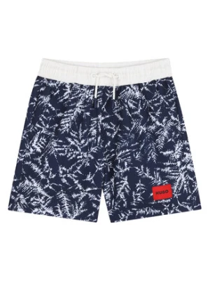 HUGO Szorty kąpielowe G00978 D Niebieski Regular Fit