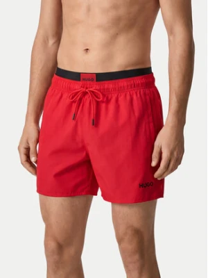 HUGO Szorty kąpielowe Galaxy 50561128 Czerwony Regular Fit