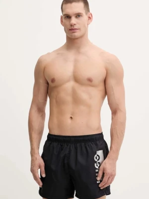 HUGO szorty kąpielowe kolor czarny 50549864