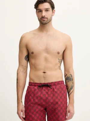 HUGO szorty kąpielowe kolor czerwony 50556792