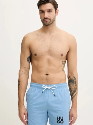 HUGO szorty kąpielowe PAOLO kolor niebieski 50545464