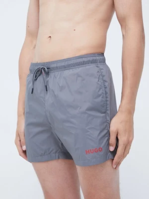 HUGO szorty kąpielowe kolor szary 50469304