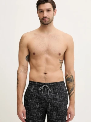 HUGO szorty kąpielowe RIK kolor szary 50533795