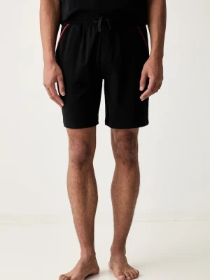 HUGO szorty lounge męskie z bawełną NOAH SHORTS czarny