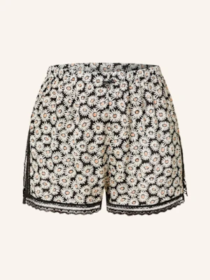 Hugo Szorty Od Piżamy Fun Lace Z Satyny schwarz