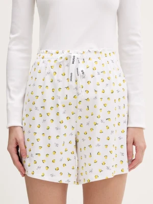 HUGO szorty piżamowe damskie z modalem CASUAL SHORTS