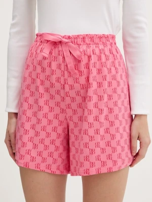 HUGO szorty piżamowe damskie z modalem CASUAL SHORTS