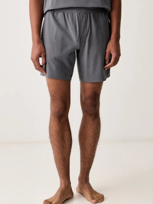 HUGO szorty piżamowe męskie z bawełną Laze Shorts CW szary