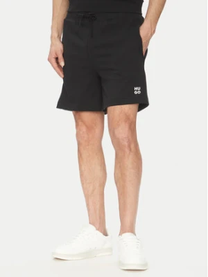 HUGO Szorty sportowe 50540139 Czarny Regular Fit